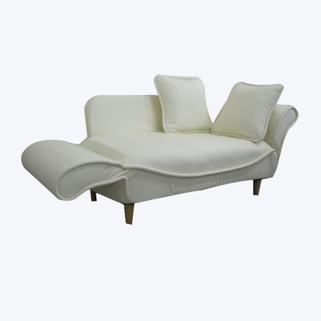 순수한 색상 간단한 클래식 거실 다중 사람 라운지 의자 조정 가능한 게으른 소파 침대 SF028